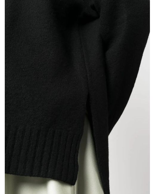 Jil Sander Black Pullover Mit Rundhalsausschnitt