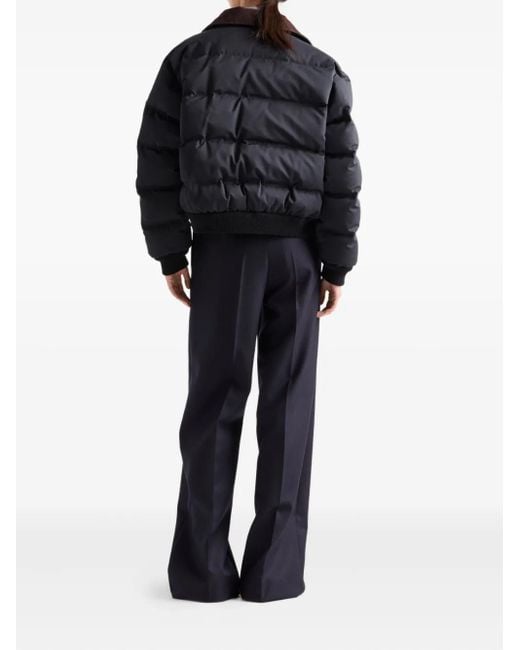 Plumífero Con Logo, Talla Prada de color Black