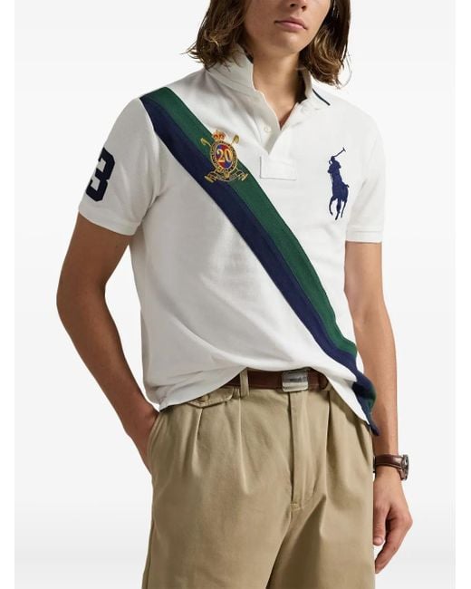 Polo Ralph Lauren Big Pony 20Th Anniversary Polo Shirt in White