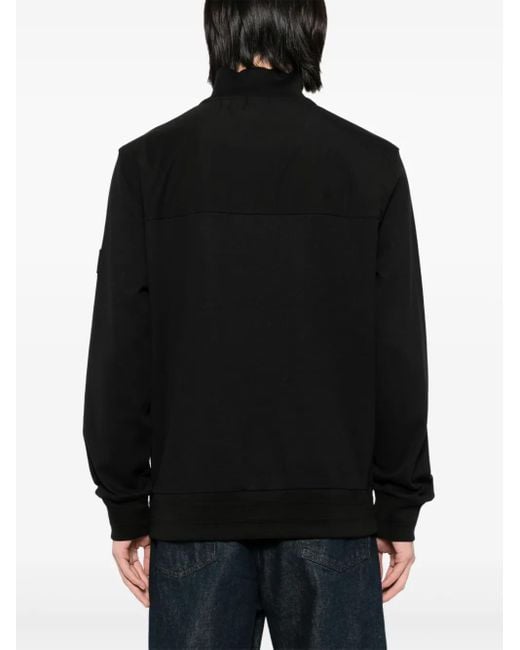 Boss Black Half-Zip Sweatshirt for men