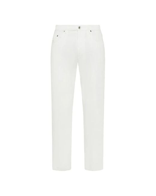Seventy White Straight Jeans for men
