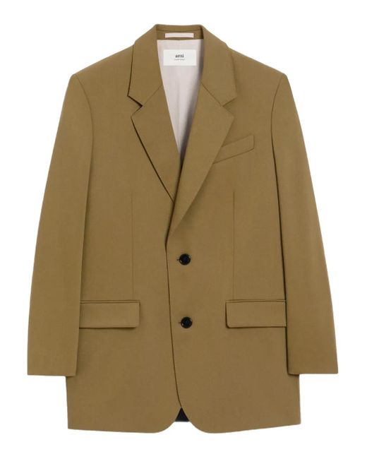 Chaqueta con botones AMI de hombre de color Green