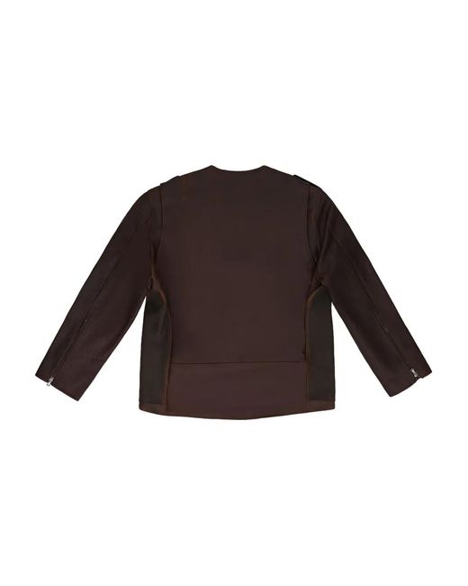 Who Decides War Brown Leather Jacket for men