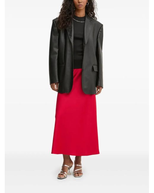 HUGO Red A-Line Midi Skirt