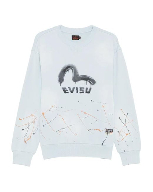 メンズ Evisu Seagull スウェットシャツ White