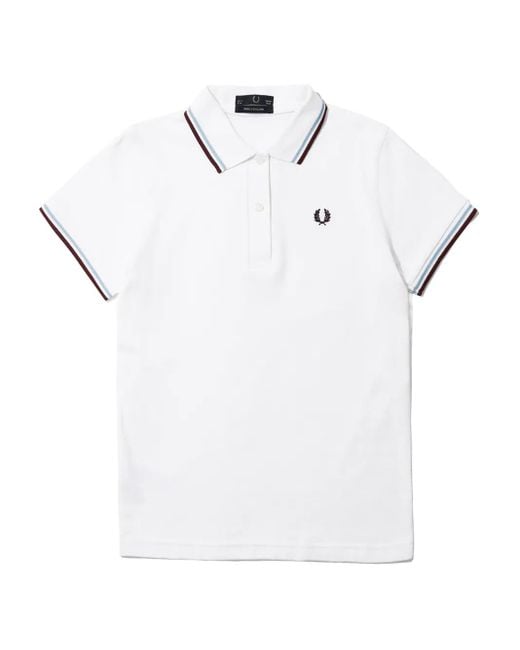 Fred Perry ロゴ ポロシャツ White