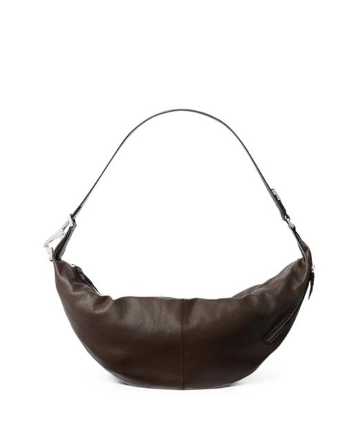 Lemaire Brown Quiver Clip Bag