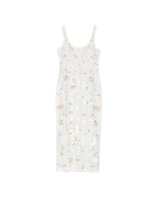 Needle & Thread White Wisteria Shimmer Dress