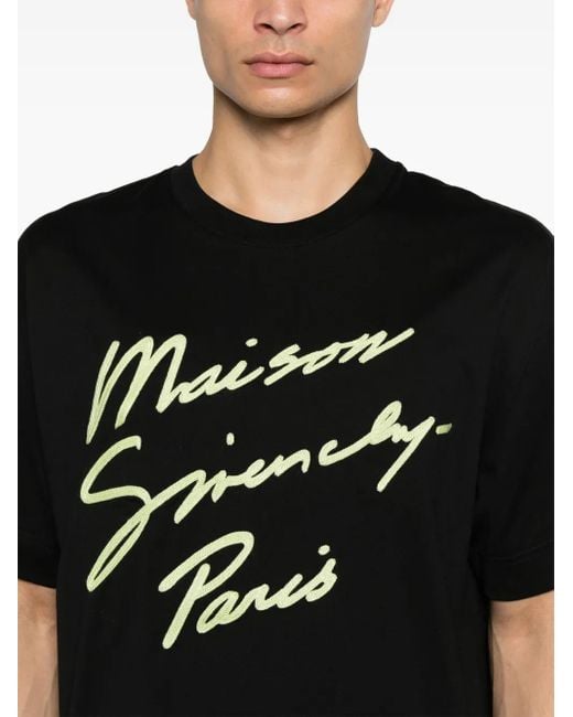 メンズ Givenchy ロゴ Tシャツ Black