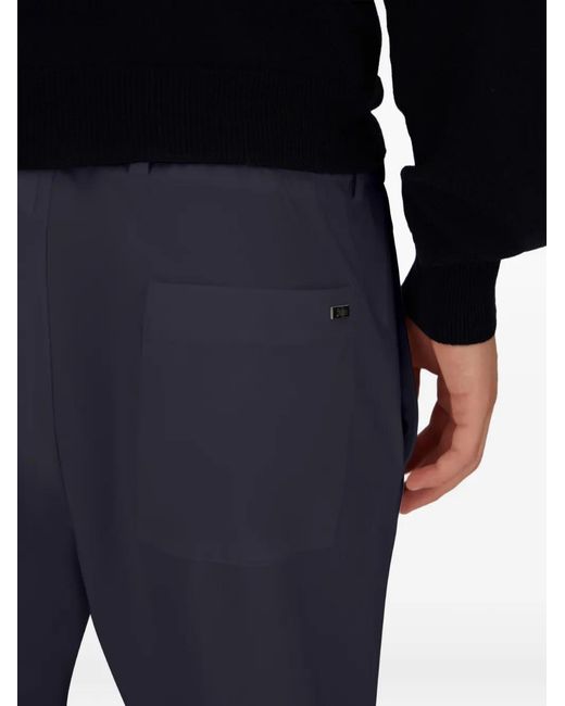 Herno Blue Pantalon Froissé À Lien De Resserrage for men