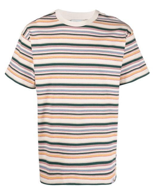 Carhartt WIP Multicolored S/s riggs Striped T-shirt for men