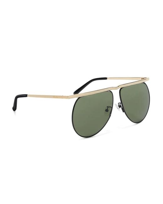 The Attico パイロット サングラス Green