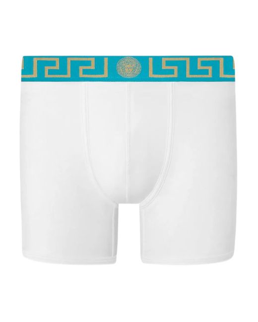 Versace Blue Greca Boxers for men