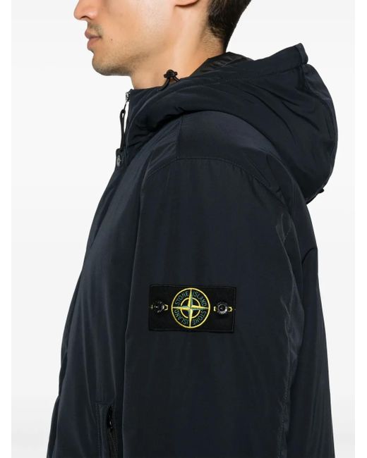 メンズ Stone Island コンパスバッジ ジャケット Blue