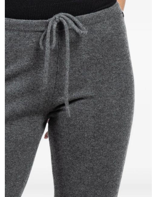 Extreme Cashmere Black Wander Drawstring Trousers