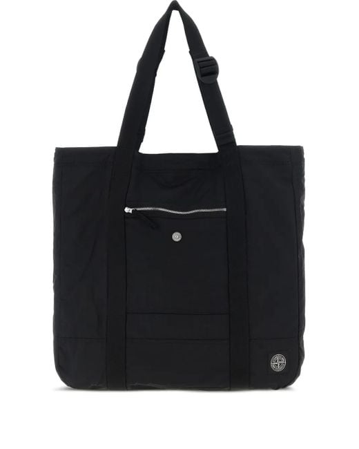 Stone Island Shopper Mit Logo-Patch in Black für Herren