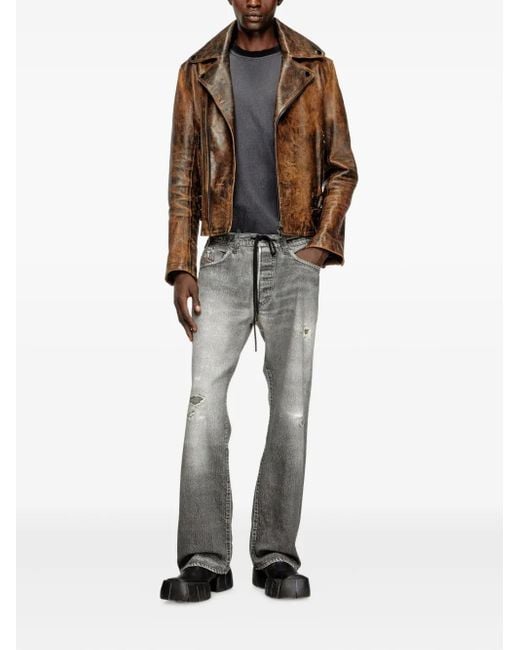 DIESEL Brown Jackets for men