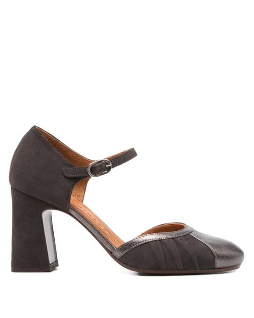 Chie Mihara Brown 80Mm Block-Heel Pumps