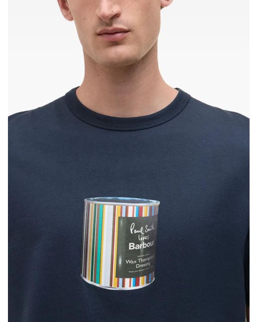 Barbour Blue Oversized Track Pants for men