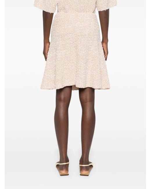 Fabiana Filippi Natural Minirock Aus Tweed