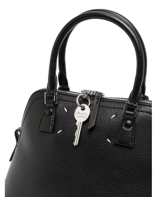 Maison Margiela Black Mini 5Ac Classique Handtasche