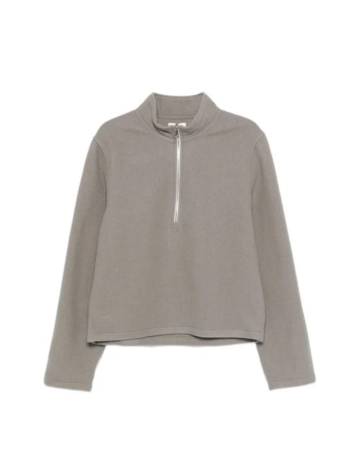 Rier Gray Zip-Fastening Sweatshirt for men