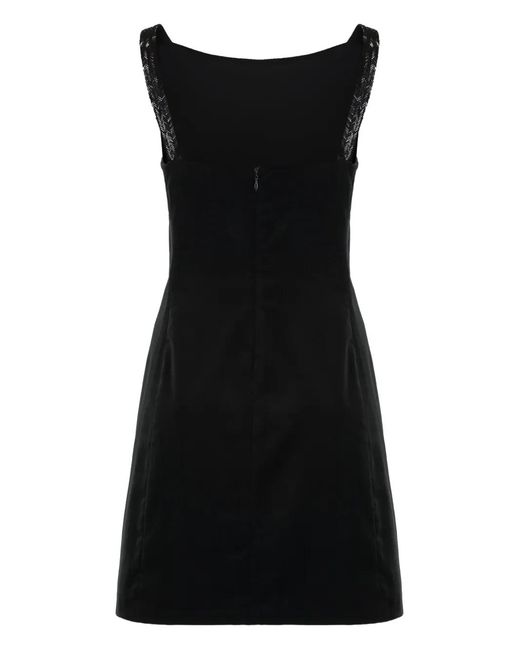 ralph lauren beaded mini dress NWT $4190 Ralph Lauren Collection Colin Logo Beaded Mini Black Dress Sz 0