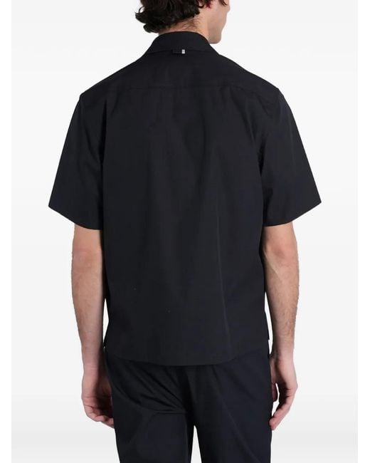Low Brand Black S162 Zip-Fastening Shirt for men