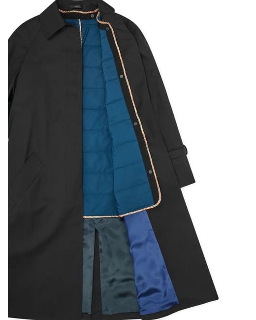 Paul Smith Black Belted Trench Coat