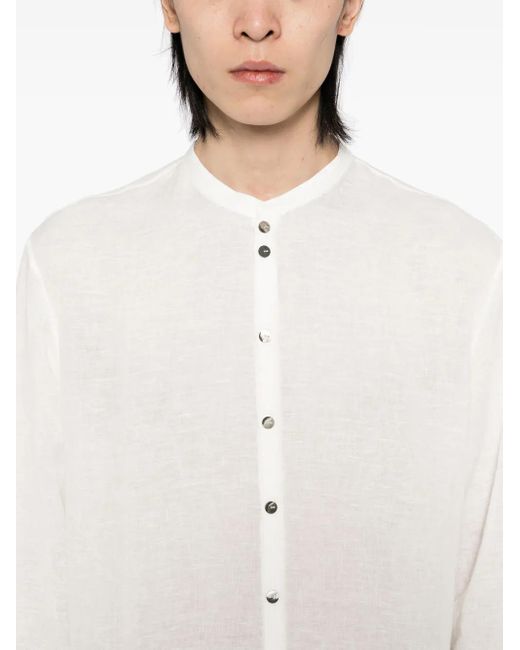 Label Under Construction Button-Up Overhemd in het White voor heren