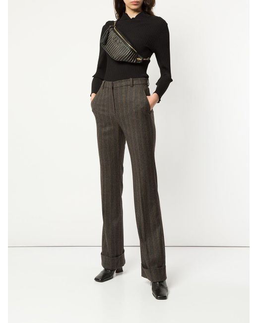 Tory Burch Fleming Studded Belt Bag in Black Lyst