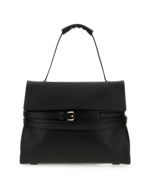 Moschino Black Top-Handle Tote Bag