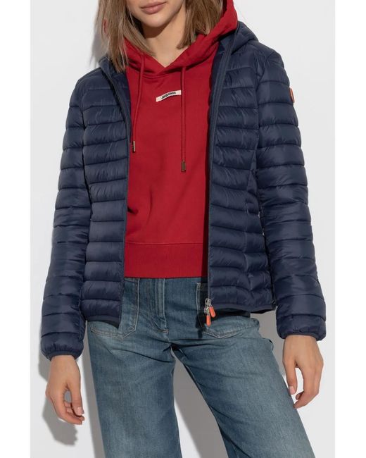 Save The Duck Blue Daisy Puffer Jacket