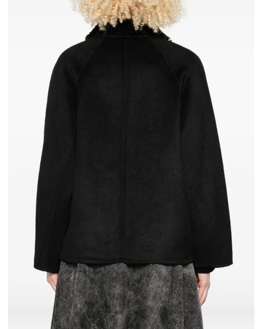 Veste Boutonnée À Col Ornementé Liu Jo en coloris Black