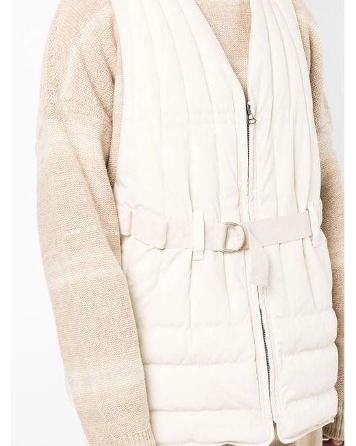 Visvim Bodywarmer Met Riem in het Natural voor heren