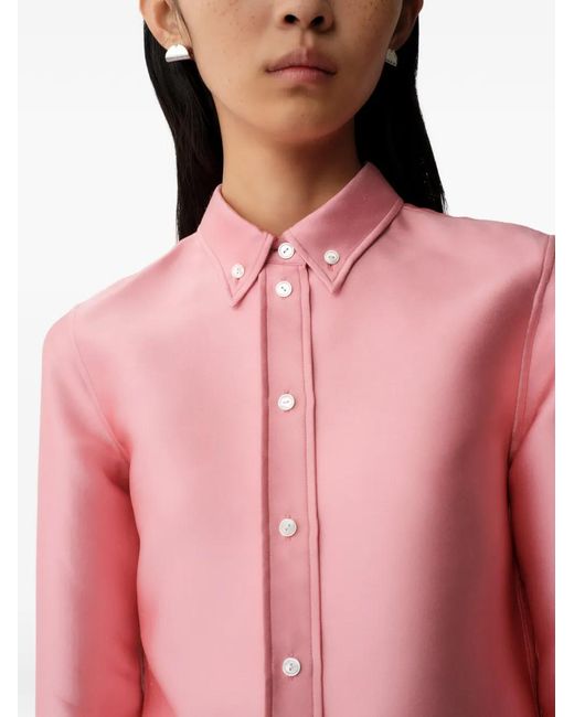 Calvin Klein Button-Down Overhemd in het Pink