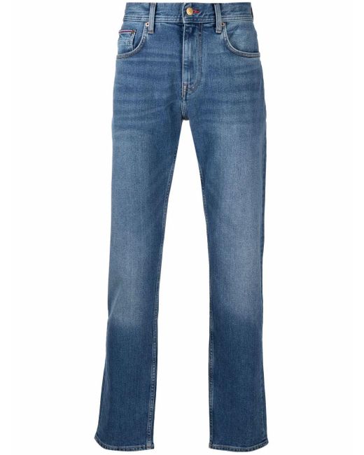 Tommy Hilfiger Blue Straight-leg Denim Jeans for men