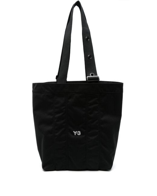 Y-3 Shopper mit Logo-Stickerei in Black für Herren