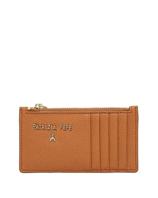 Patrizia Pepe Brown Portefeuille En Cuir