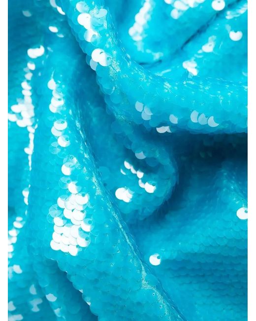 ganni blue sequin dress Slip Mini in Item:Dress so as not to light blue mermaid style dress Hourglass shaped blazer– Róhe