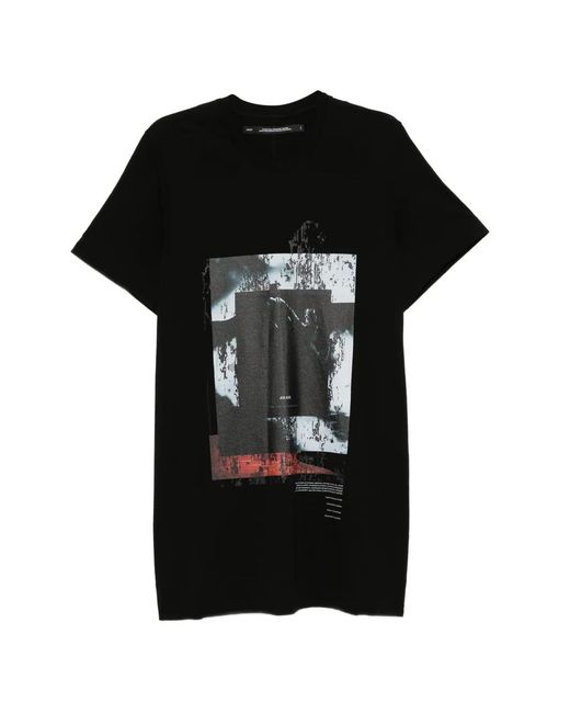 Julius Black Prayer Flare T-Shirt for men