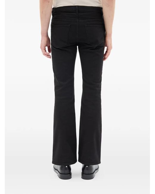 Ann Demeulemeester Black Jonas 5-Pocket Bootcut Jeans for men