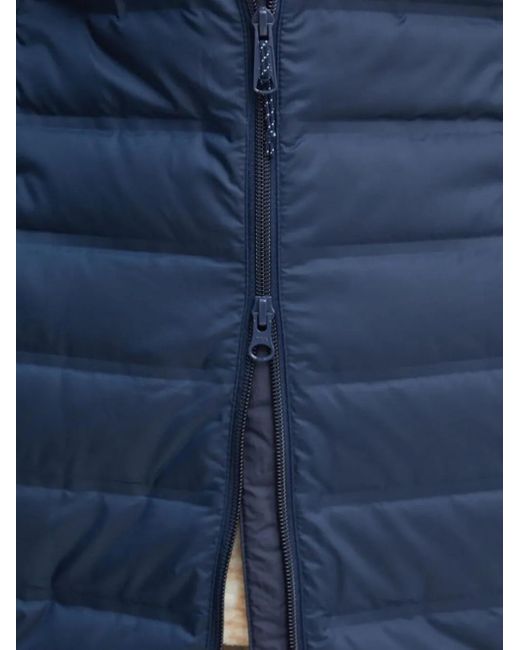 Columbia Blue Hooded Quilted Jacket