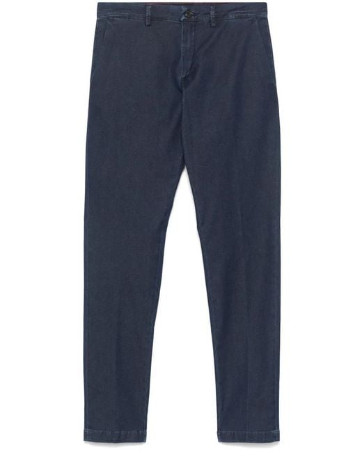 Paul & Shark Blue Soft Chinos for men