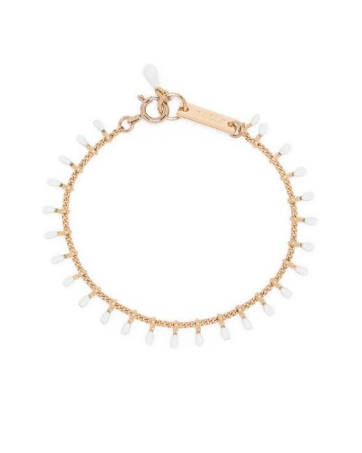 Pulsera Casablanca con cuentas Isabel Marant de color White