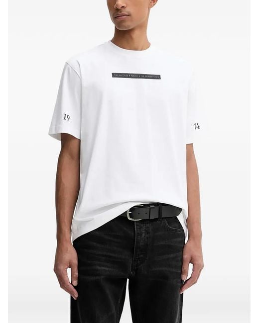 Iceberg White Graphic-Print T-Shirt for men