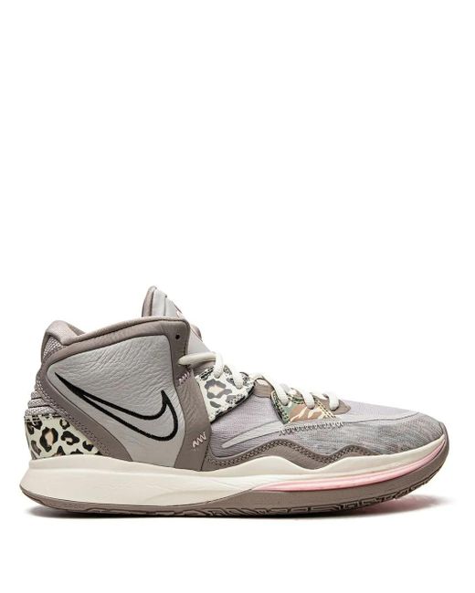 Nike White Kyrie Infinity "Leopard Camo" Sneakers for men