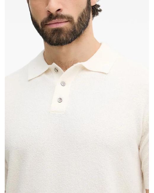 Mos Mosh White Mmgkyle Short-Sleeve Polo Shirt for men