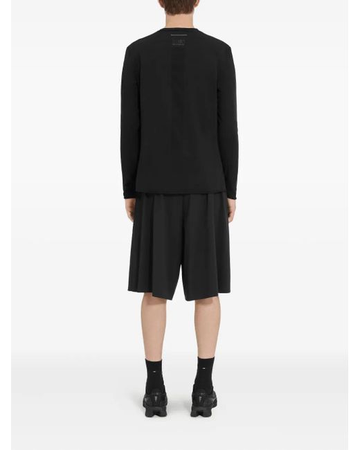 MM6 MAISON MARGIELA X SALOMON Black X Salomon Graphic-Print Sweatshirt for men