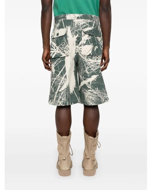 Reese Cooper Natural Patch-Pocket Cargo Shorts for men